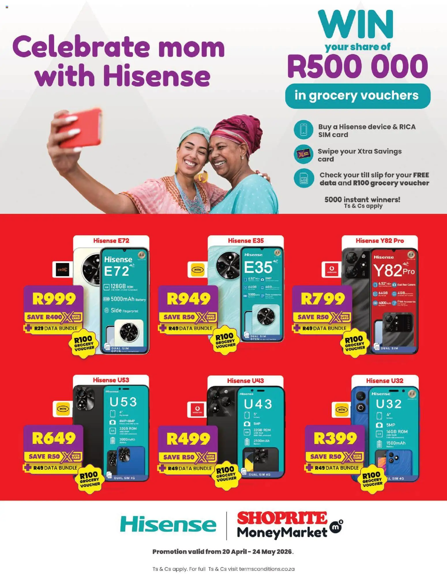 New Shoprite catalogue – valid from 20.04.2026 | Page: 6 | Products: Data, Sim, Battery
