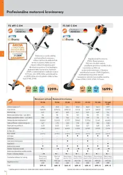 STIHL leták platný od 29.09.2025 | Strana: 74 | Produkty: Krovinorez, Vyžínače, Okuliare