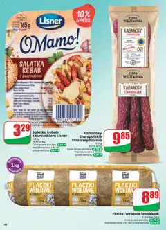 Pogląd oferty "Dino gazetka" - ważna od 09.09.2026 | Strona: 44 | Produkty: Kebab, Kabanosy, Sałatka