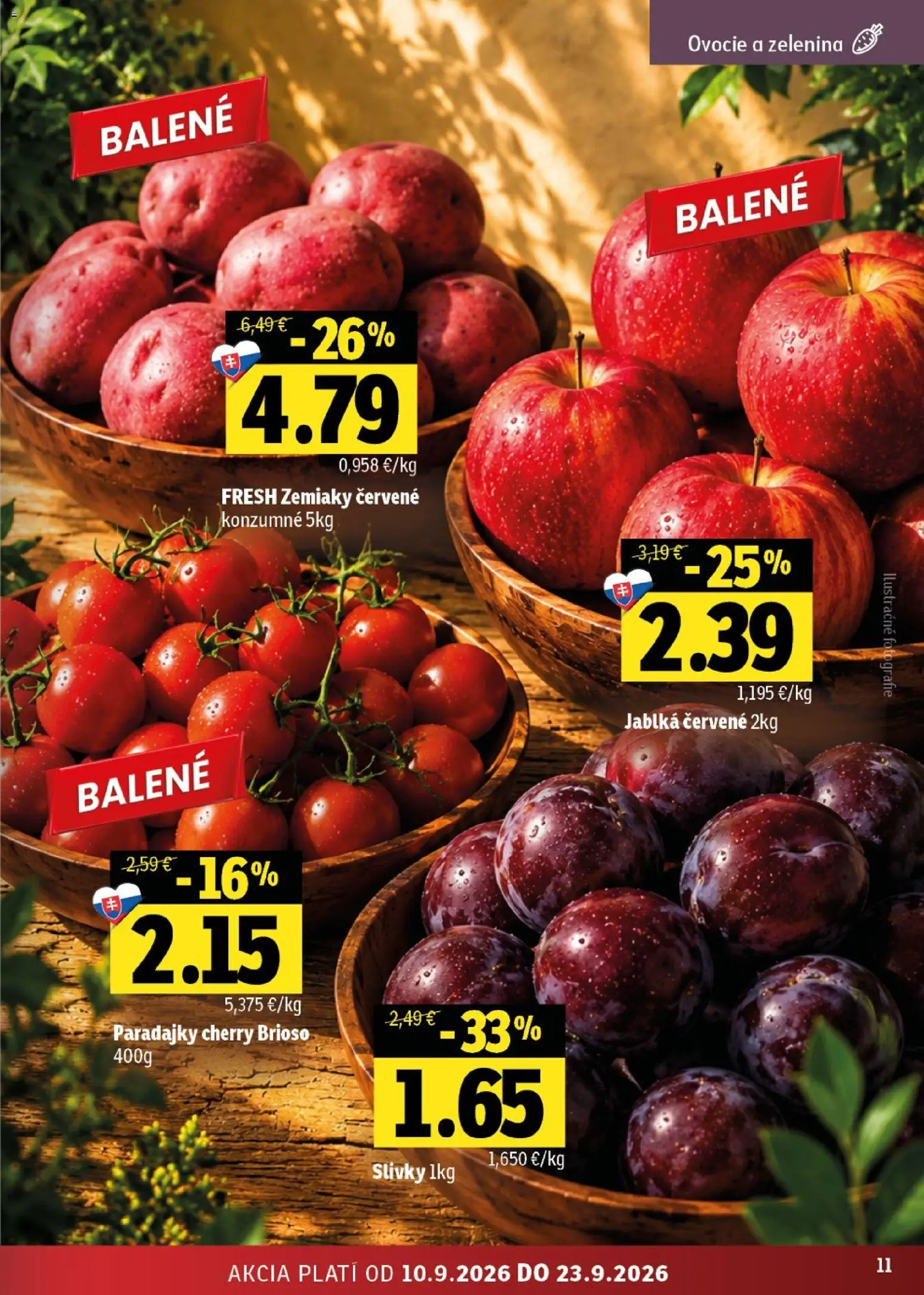 Nové Fresh akcie – leták je platný od 10.09.2026 | Strana: 11