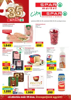 Spar Market akciós újság - amely érvényes a következő dátumtól: 30.04.2026
