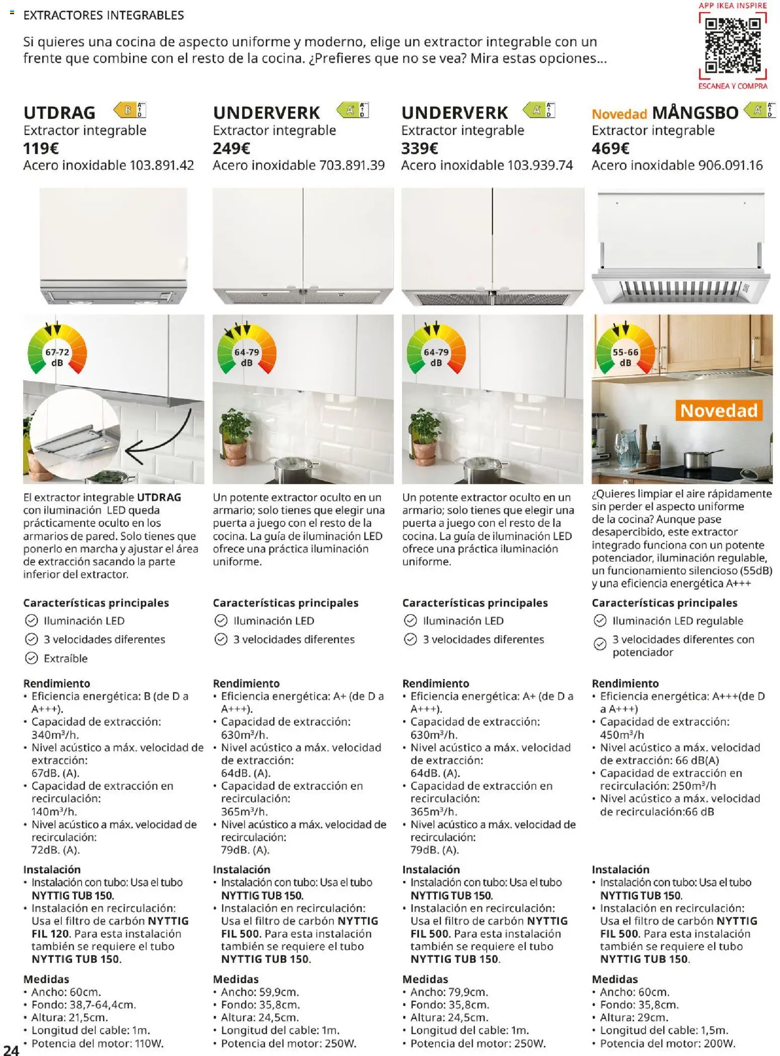 IKEA - Electrodomésticos │ válido desde el 01/09/2026 | Página: 24 | Productos: Cable, Cocina, Iluminación