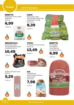 Anteprima del volantino Sogegross volantino valido a partire dal 17.06.2026 | Pagina: 20 | Prodotti: Petto di Pollo, Prosciutto Crudo, Prosciutto Cotto, Pollo