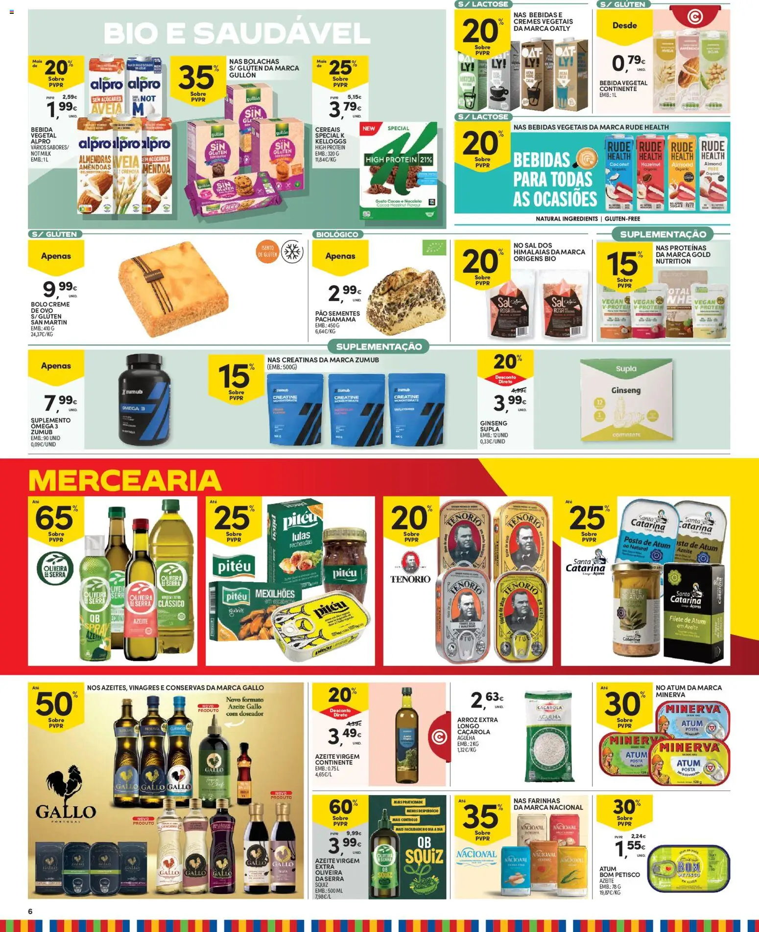 Continente Madeira │ válido de 15/09/2026 | Página: 6 | Produtos: Bebidas, Ómega, Sal, Cereais