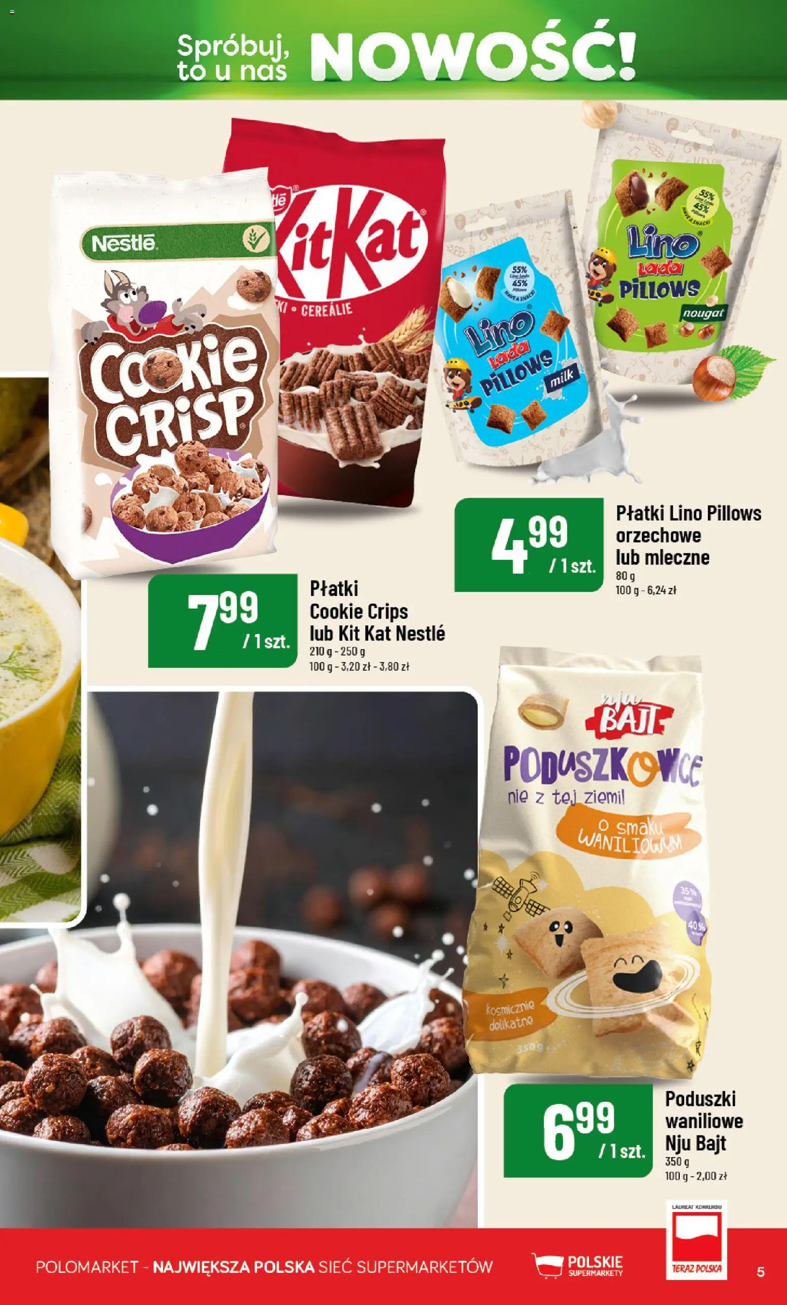POLOmarket gazetka - Nowości od 10.07.2026 | Strona: 5 | Produkty: Płatki