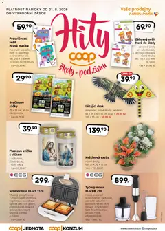 Náhled letáku Coop leták - Hity škola + podzim od 21.08.2026