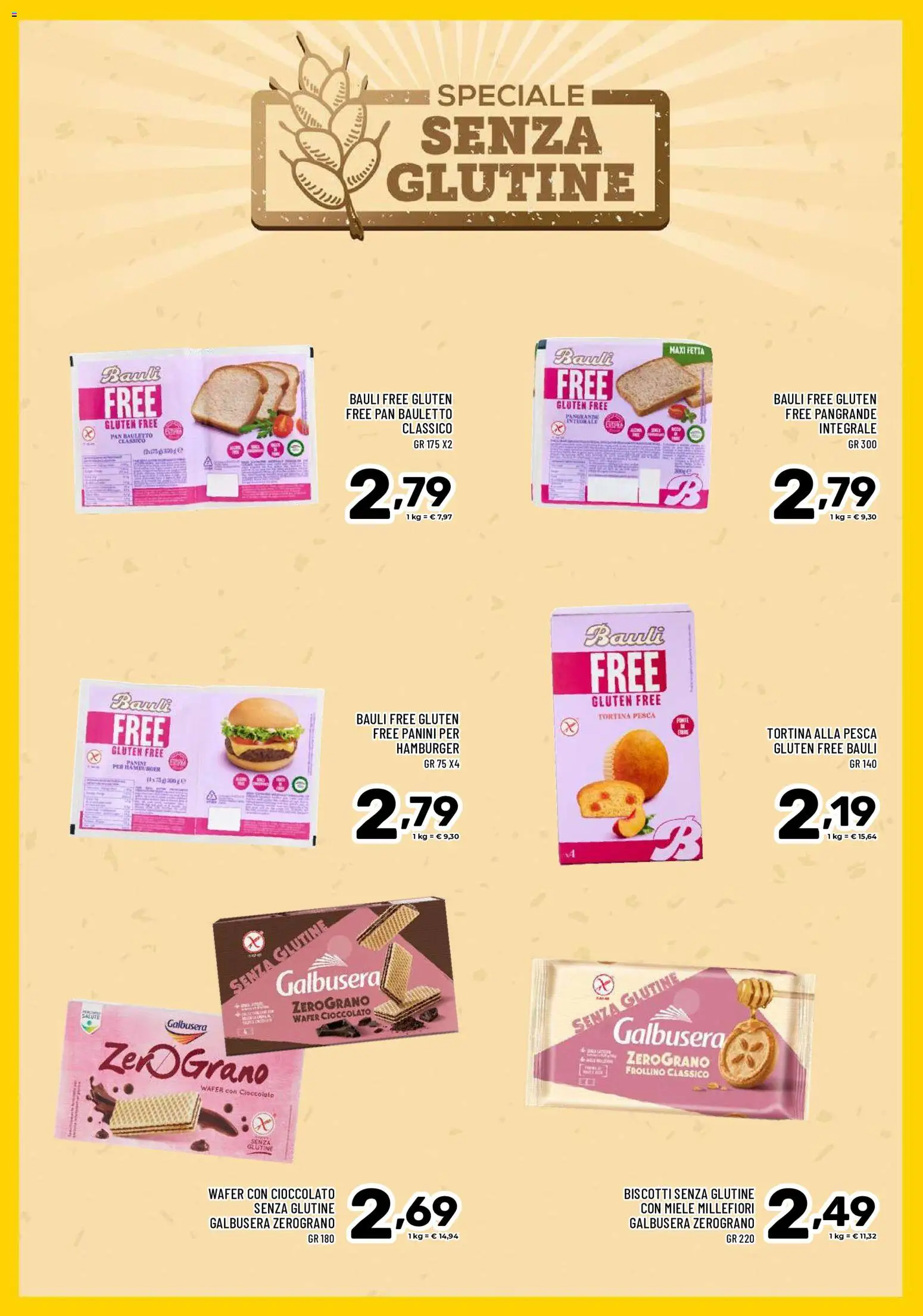 Volantino Il Centesimo del 12.05.2026 | Pagina: 17 | Prodotti: Biscotti senza glutine, Cioccolato, Biscotti, Hamburger