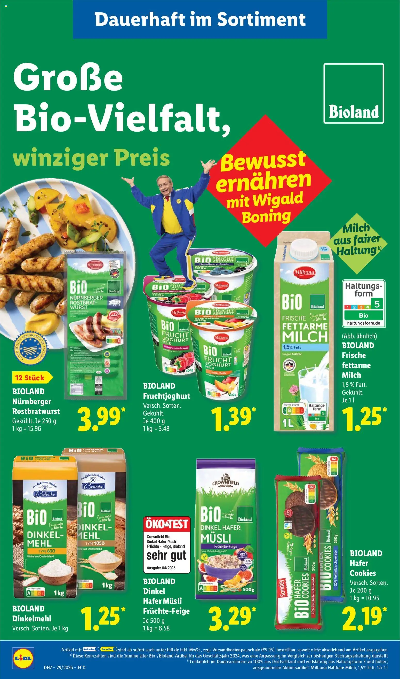 Lidl Německo leták od 13.07.2026 | Strana: 64 | Produkty: Test, Cookies, Milbona, Müsli