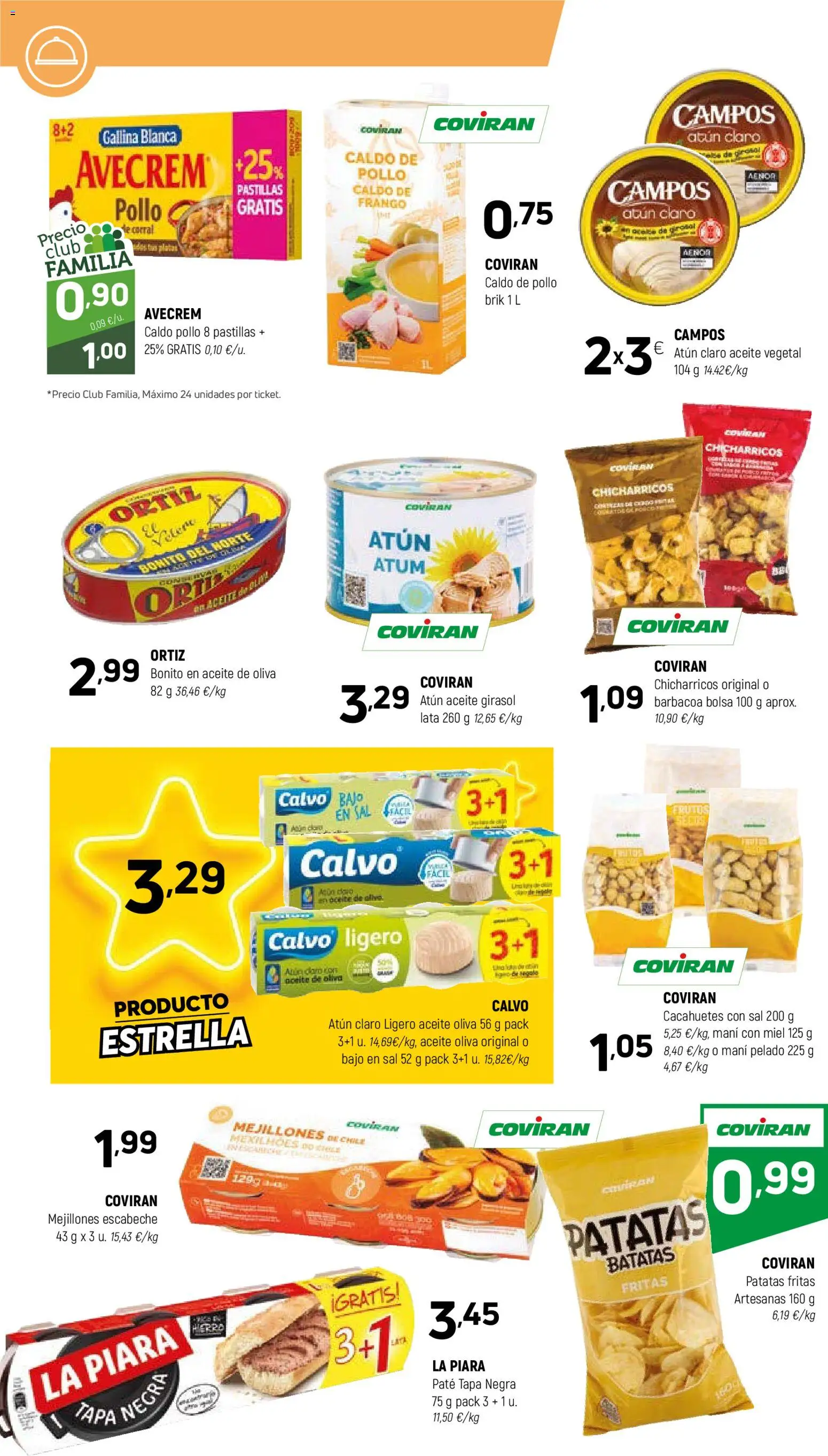 Coviran - Ceuta │ válido desde el 07.04.2026 | Página: 8 | Productos: Ψηφιακή κάμερα, Paté, Barbacoa, Atún claro
