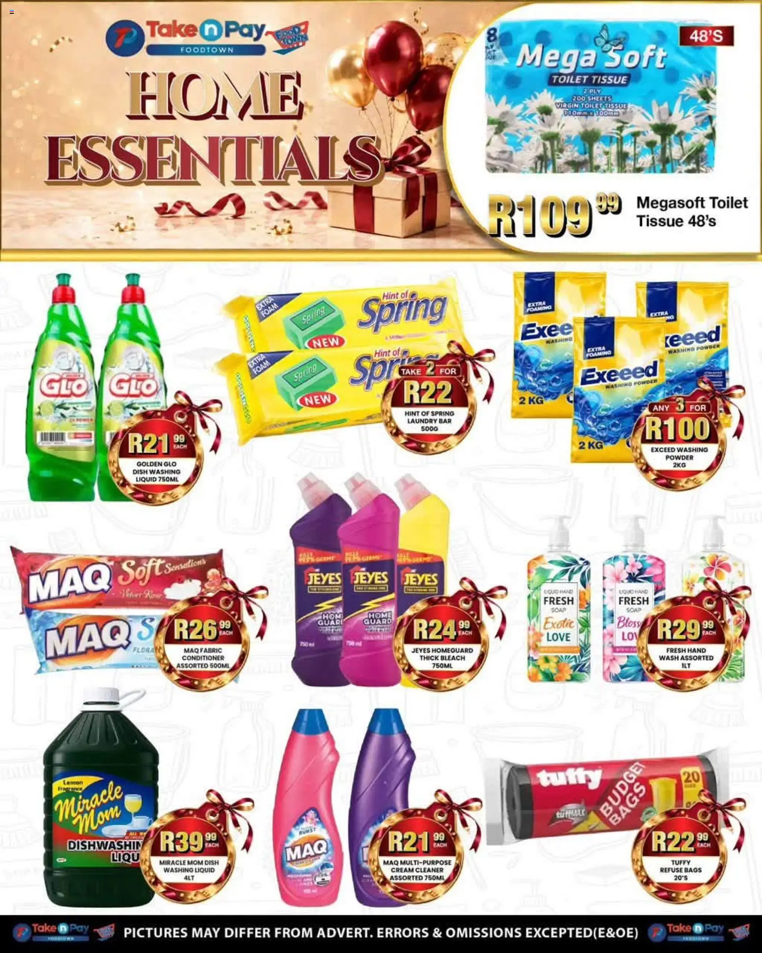 New Take n Pay catalogue – valid from 24/08/2026 | Page: 29 | Products: Toilet, Powder, Refuse bags, Soap