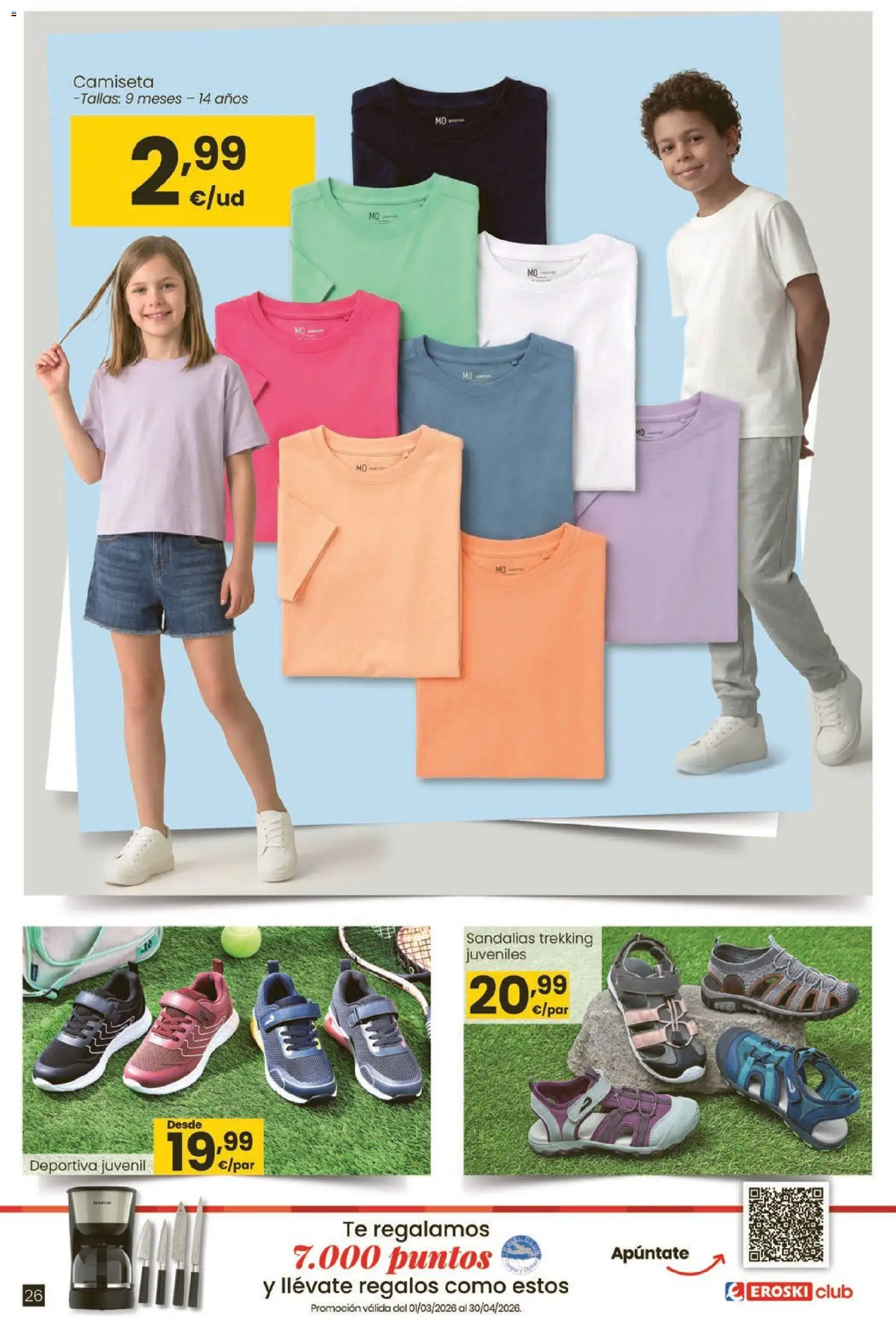 Eroski Qué planazo │ válido desde el 26.03.2026 | Página: 26 | Productos: Sandalias, Té