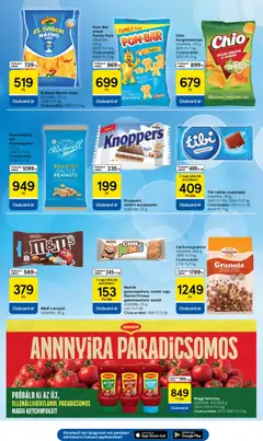 Tesco aktuális akciós újság - amely érvényes a következő dátumtól: 2026.07.30. | Oldal: 21 | Termékek: Chips, Granola, Drazsé, Földimogyoró