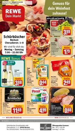 Rewe Prospekt Beckum ab 12.10.2026 gültig