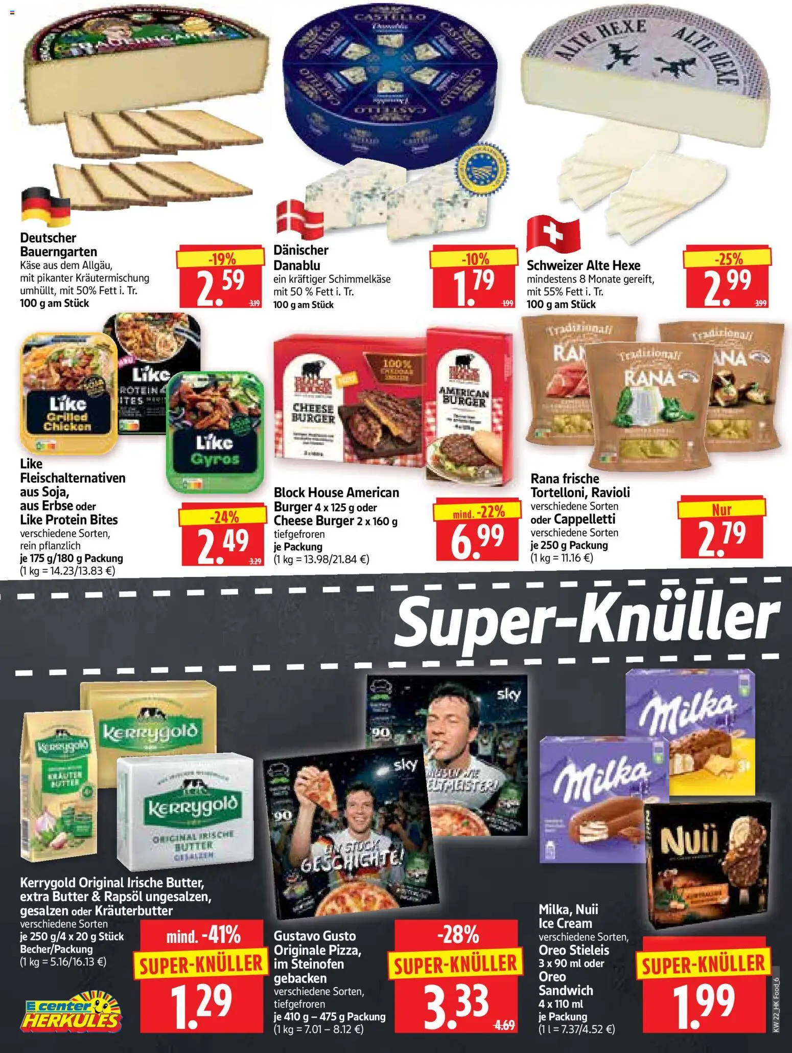 HERKULES Prospekt – gültig ab 26.05.2026 | Seite: 6 | Produkte: Gustavo gusto, Kräuterbutter, Gyros, Erbse