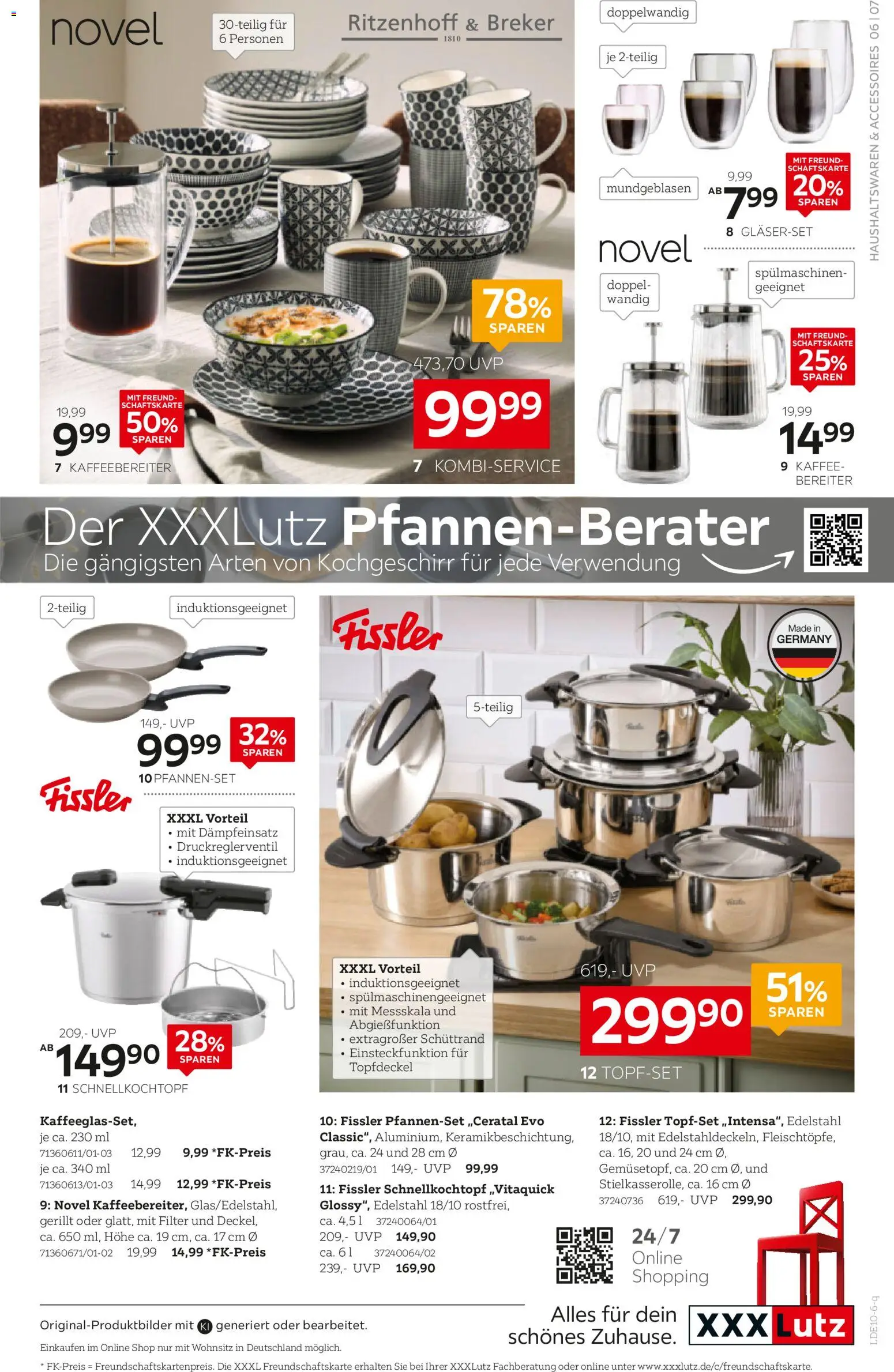 XXXLutz Haushalt & Wohnaccessoires – gültig ab 10.10.2026 | Seite: 7 | Produkte: Kaffee