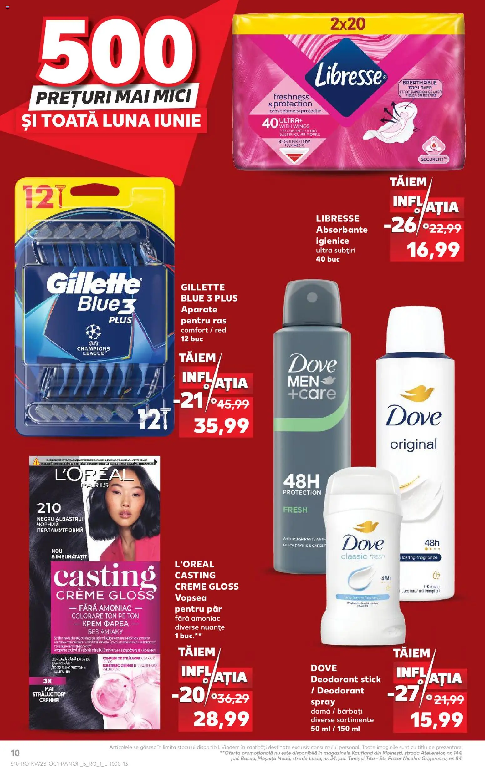 Kaufland RO akciós ujság - amely érvényes a következő dátumtól: 03.06.2026 | Oldal: 10 | Termékek: Ing