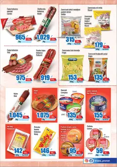 Trnava Promet katalog - pregled Trnava Promet kataloga - važi od 15.10.2026 | Strana: 3 | Proizvode: Boranija, Narezak, Kačkavalj, Šunka