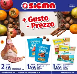 Anteprima del volantino SIGMA volantino Toscana valido a partire dal 22/10/2026