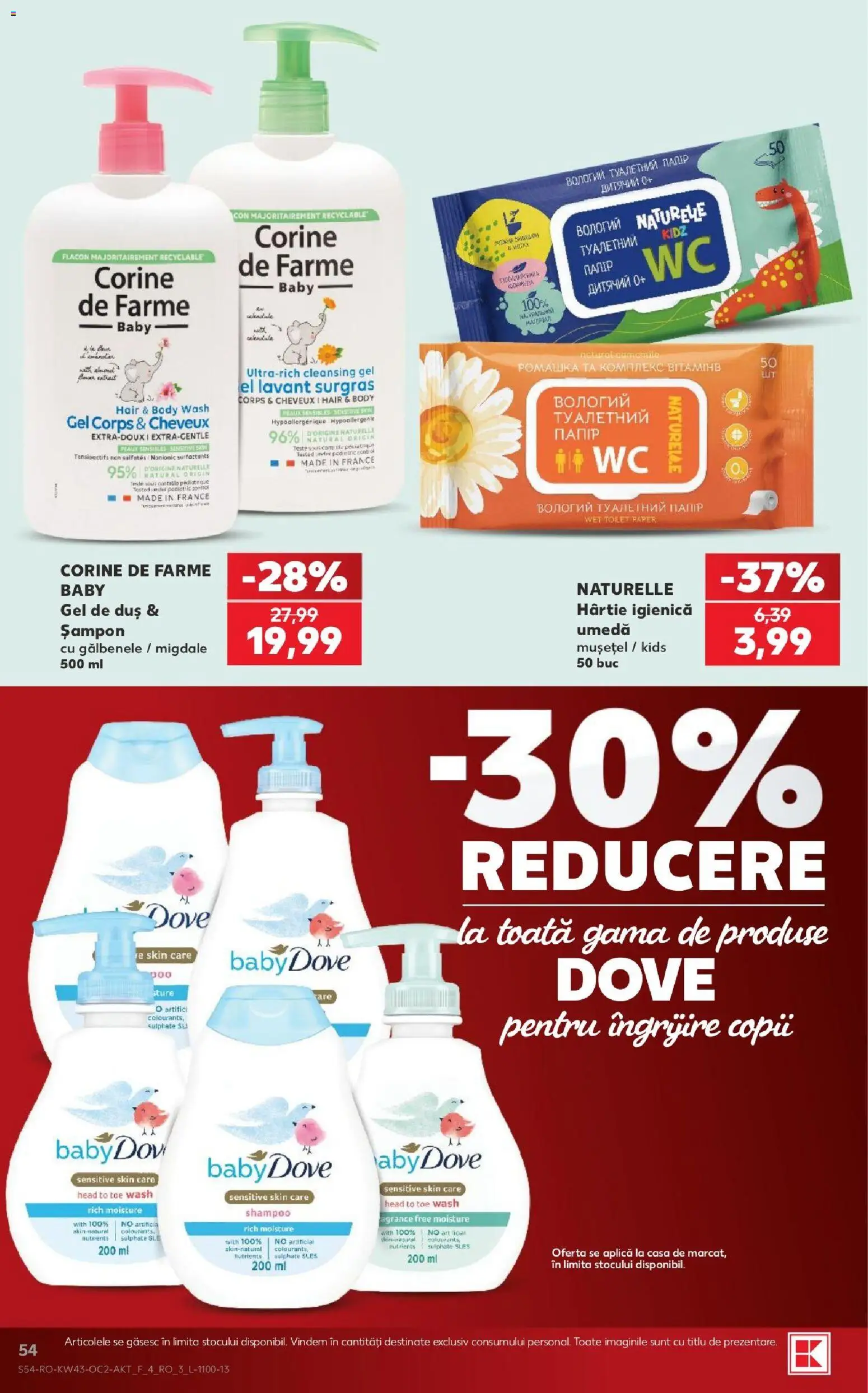 Kaufland Slatina 21.10.2026 - Revista si Oferta | Pagină: 54 | Produse: Art, Duș, Migdale, Șampon