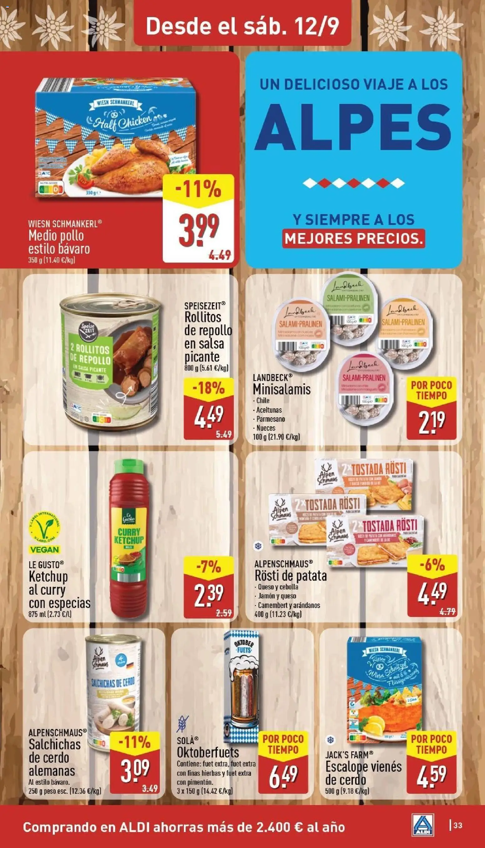 Aldi folleto Canarias │ válido desde el 07/09/2026 | Página: 33