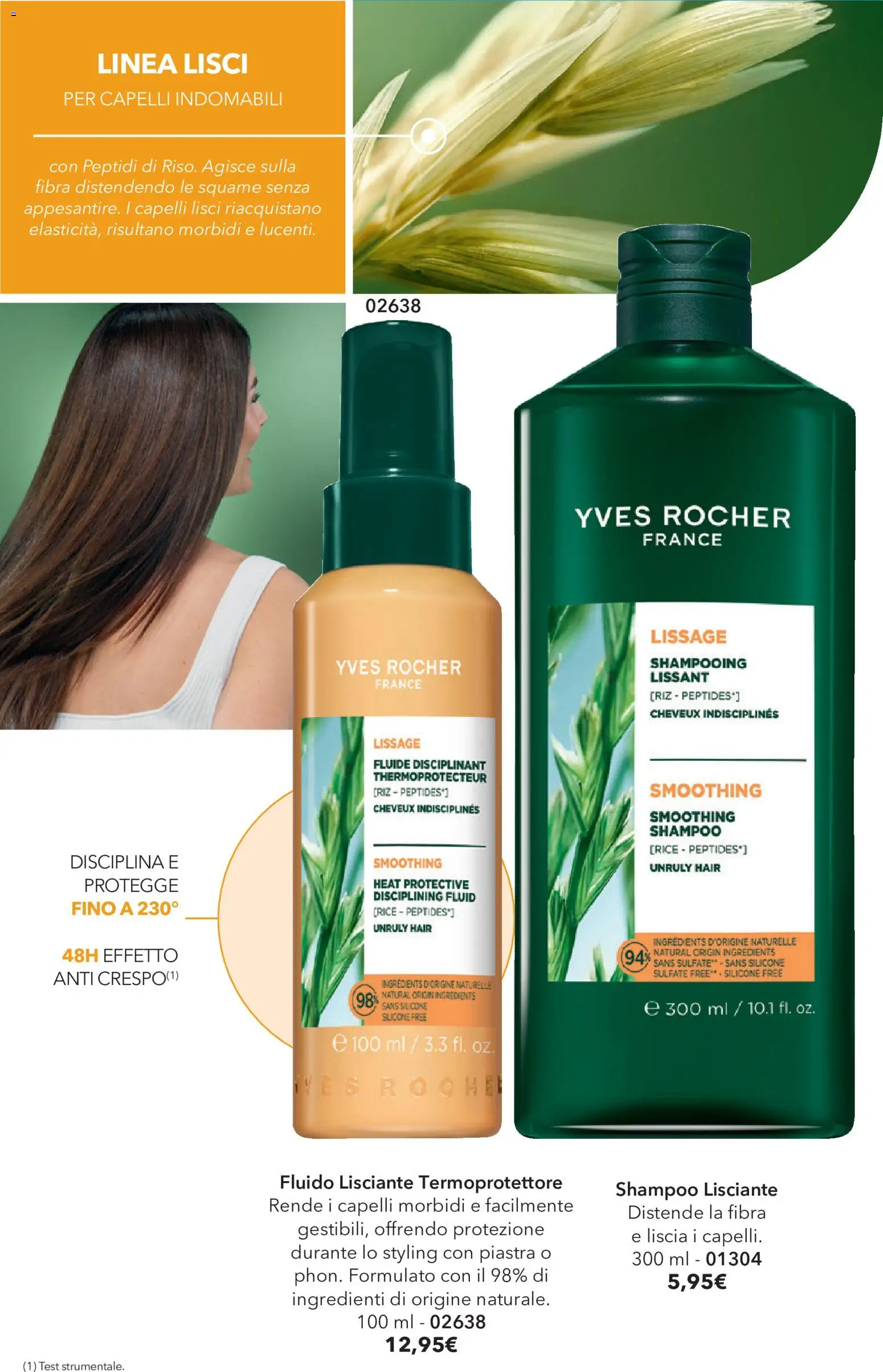 Volantino Yves Rocher del 20/10/2026 | Pagina: 52 | Prodotti: Shampoo, Ingredienti, Silicone