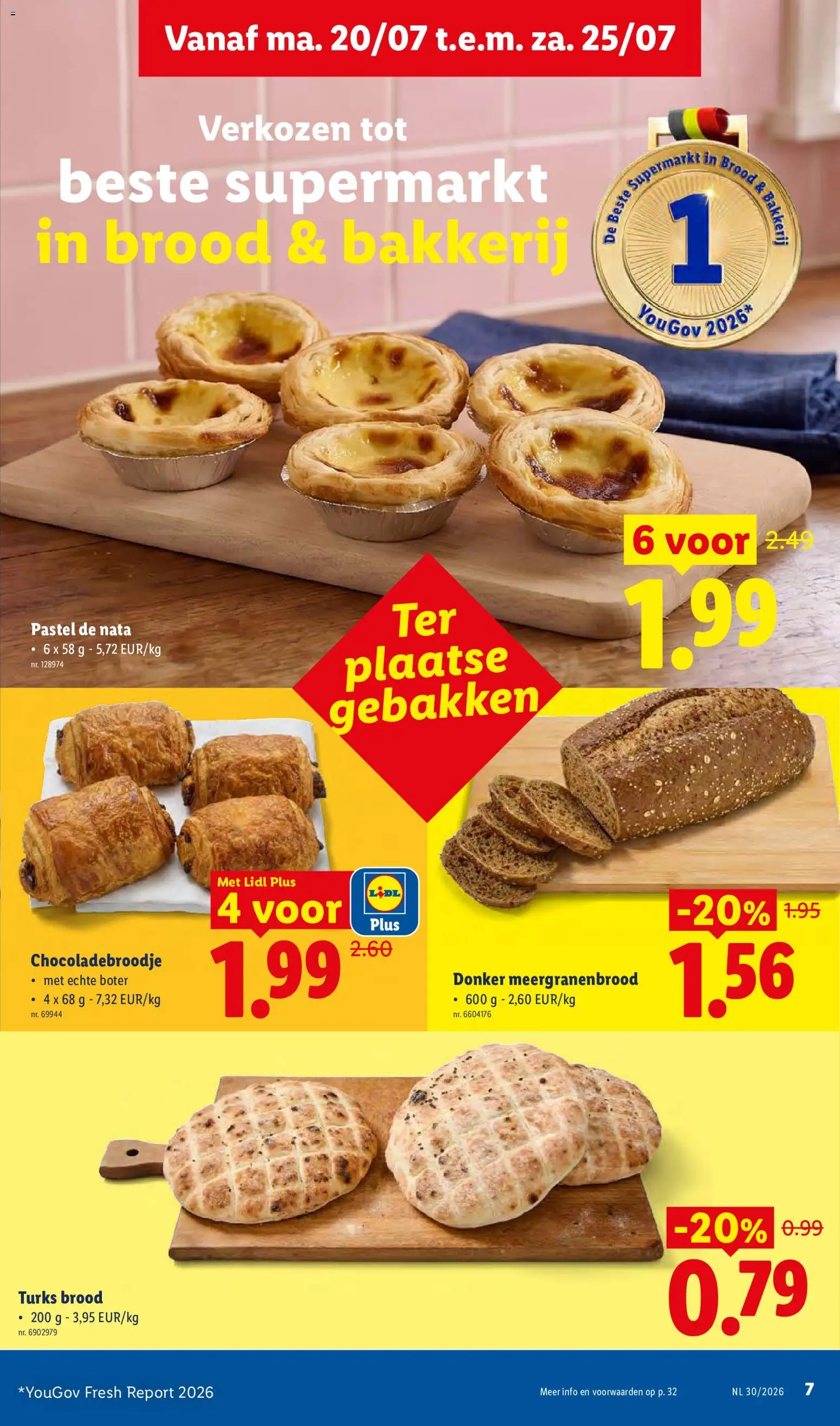 {H1} | Pagina: 7 | Producten: Bakkerij, Boter, Brood