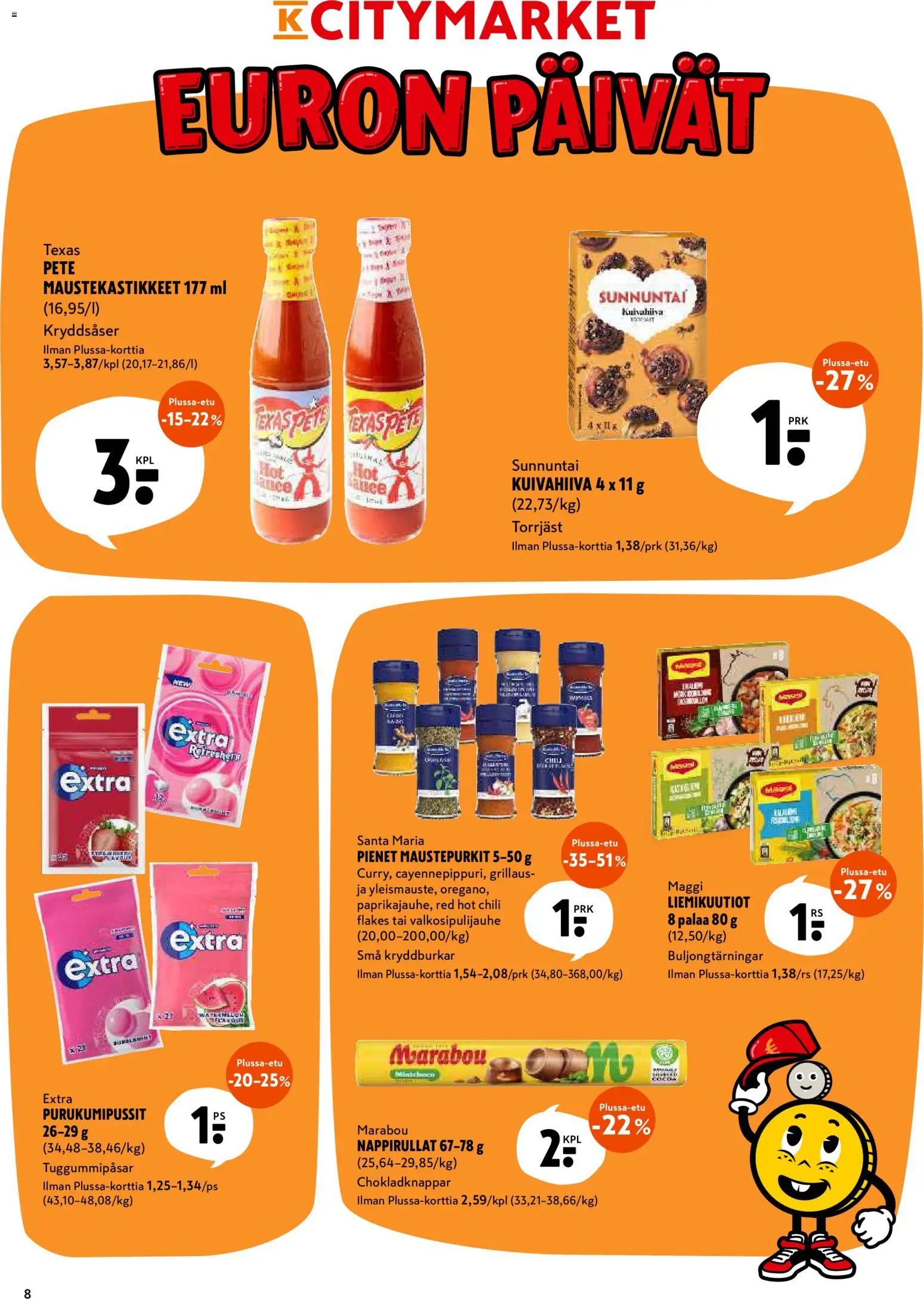 K-Citymarket tarjoukset – voimassa 13/07/2026 alkaen | Sivu: 8 | Tuotteet: Chili