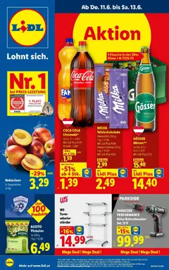 Lidl Flugblatt - Wien, Langenzersdorf, Zwettl ab 11.06.2026 gültig