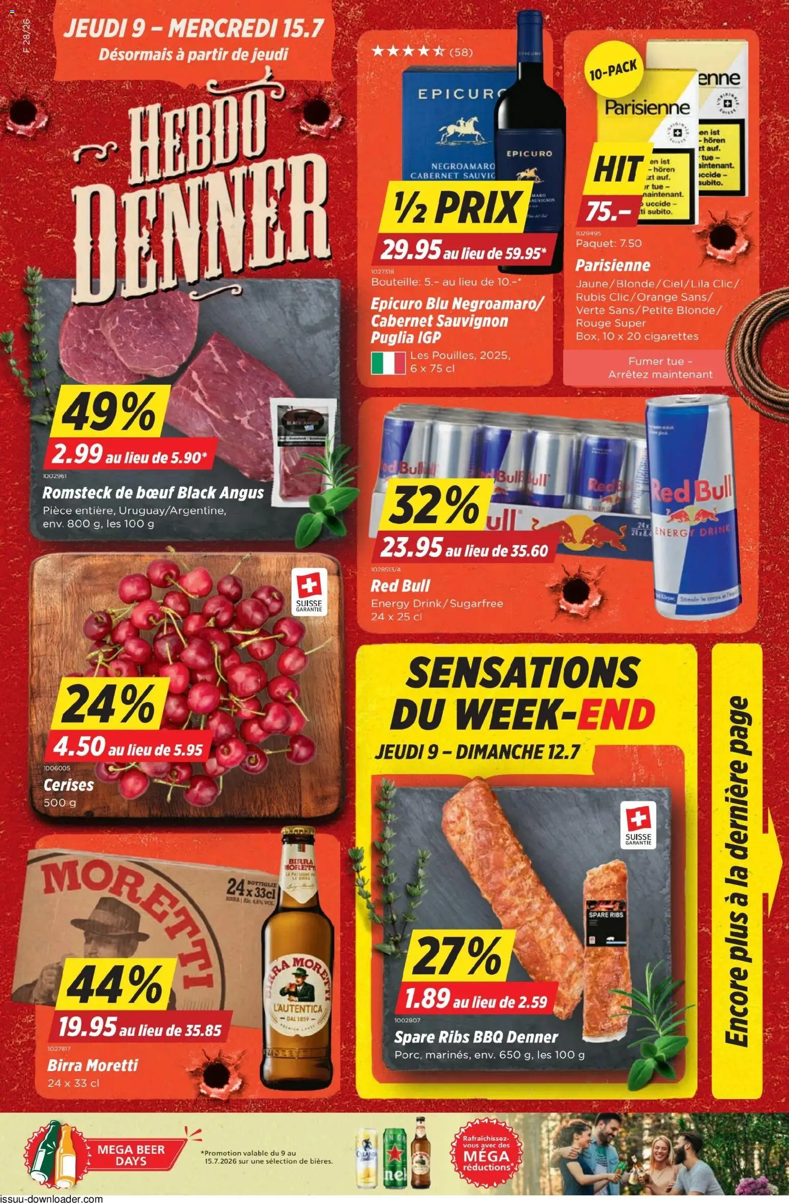 Denner aktionen FR – gültig ab 09.07.2026 | Seite: 1