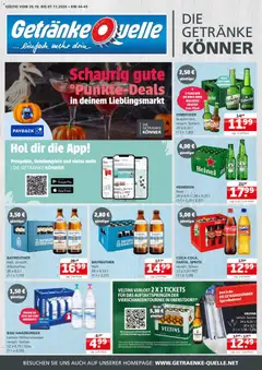 Getränke Quelle Prospekt Aken ab 26.10.2026 gültig