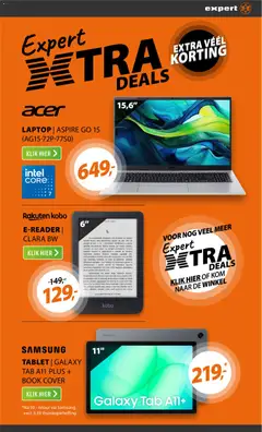 Expert folder - Voorbeeld van een folder van Expert, geldig van 27.04.2026 | Pagina: 12 | Producten: Kom, Laptop, Tablet, La