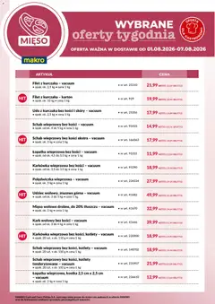 Pogląd oferty "Makro gazetka - Wybrane oferty tygodnia w dostawie" - ważna od 01.08.2026