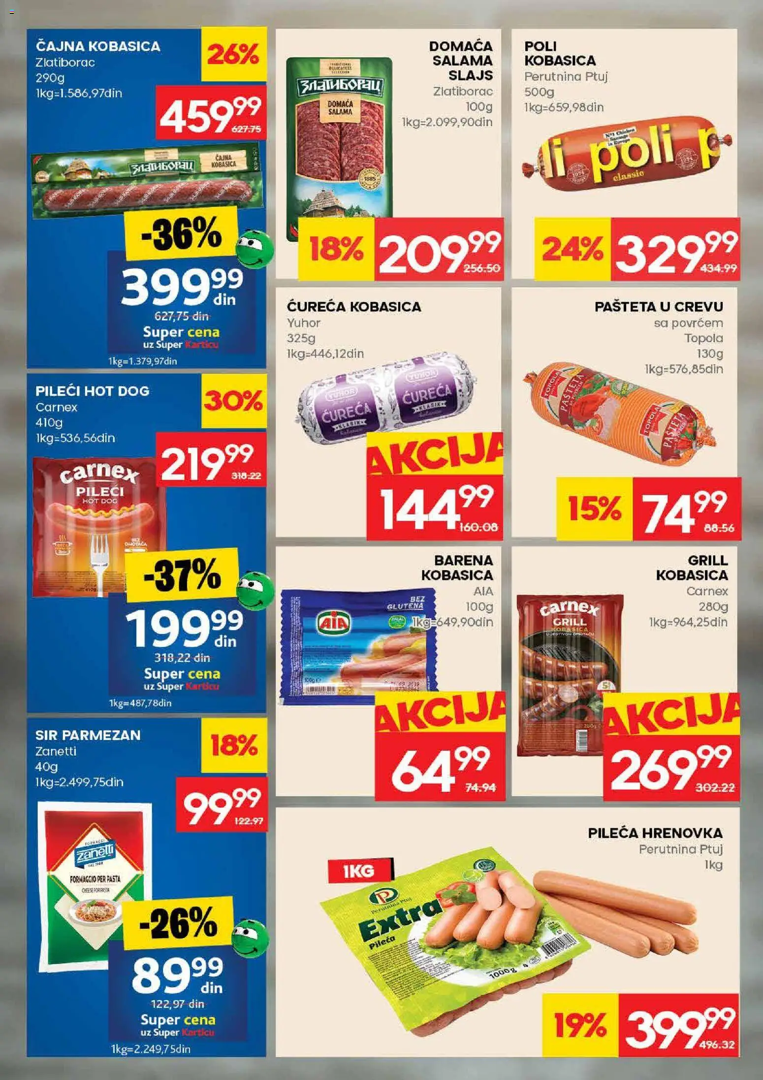 Idea katalog - važi od 09.04.2026 | Strana: 10 | Proizvode: Sir, Salama, Parmezan, Pašteta