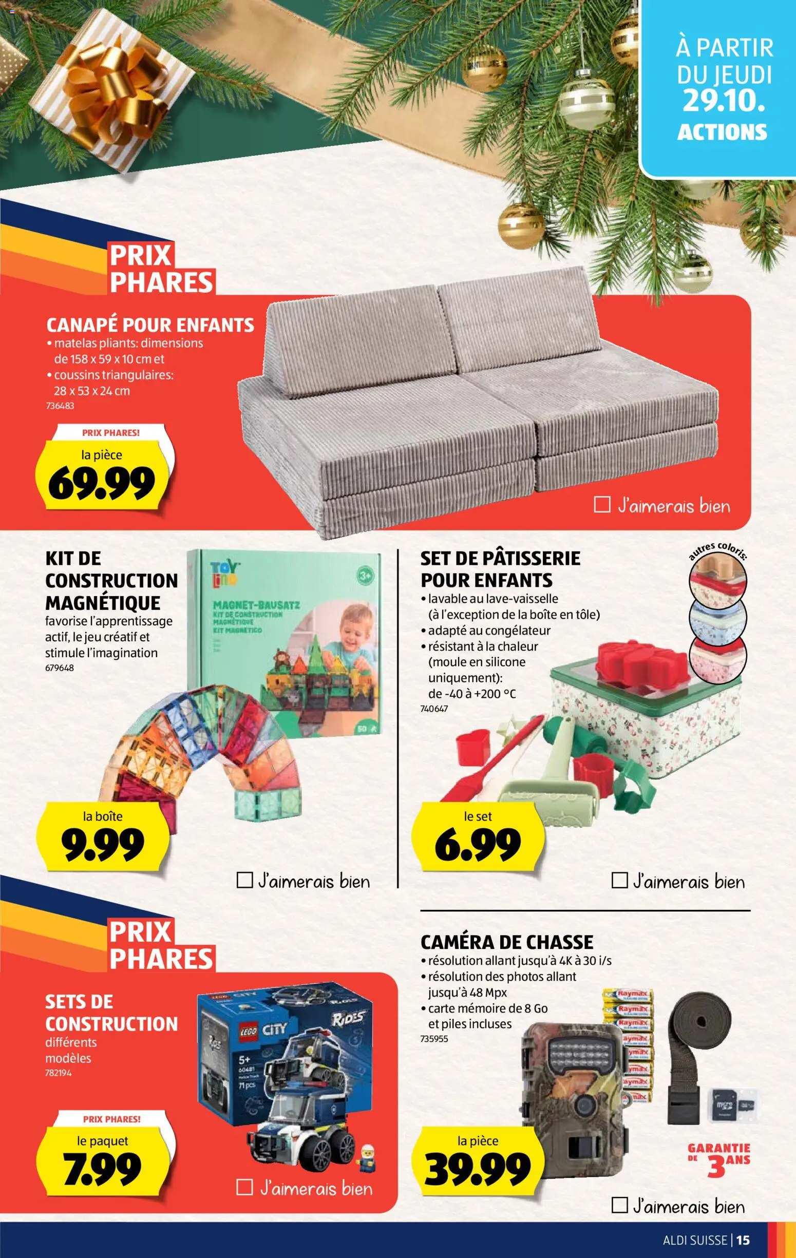 Aldi aktionen FR – gültig ab 29.10.2026 | Seite: 15 | Produkte: Sofa