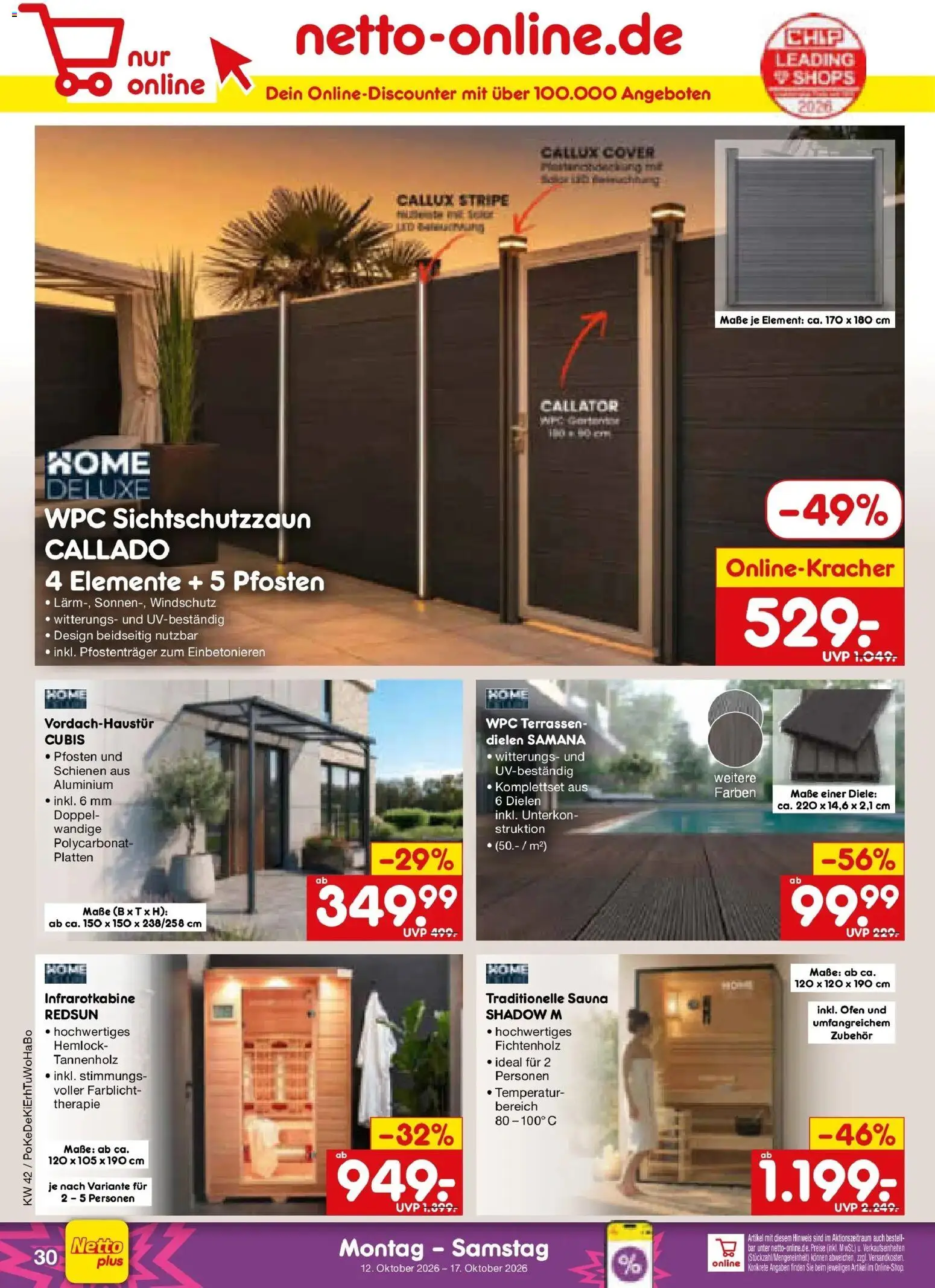 Netto Marken-Discount Prospekt Bad Friedrichshall (ab 12.10.2026) » Angebote | Seite: 42 | Produkte: Ofen