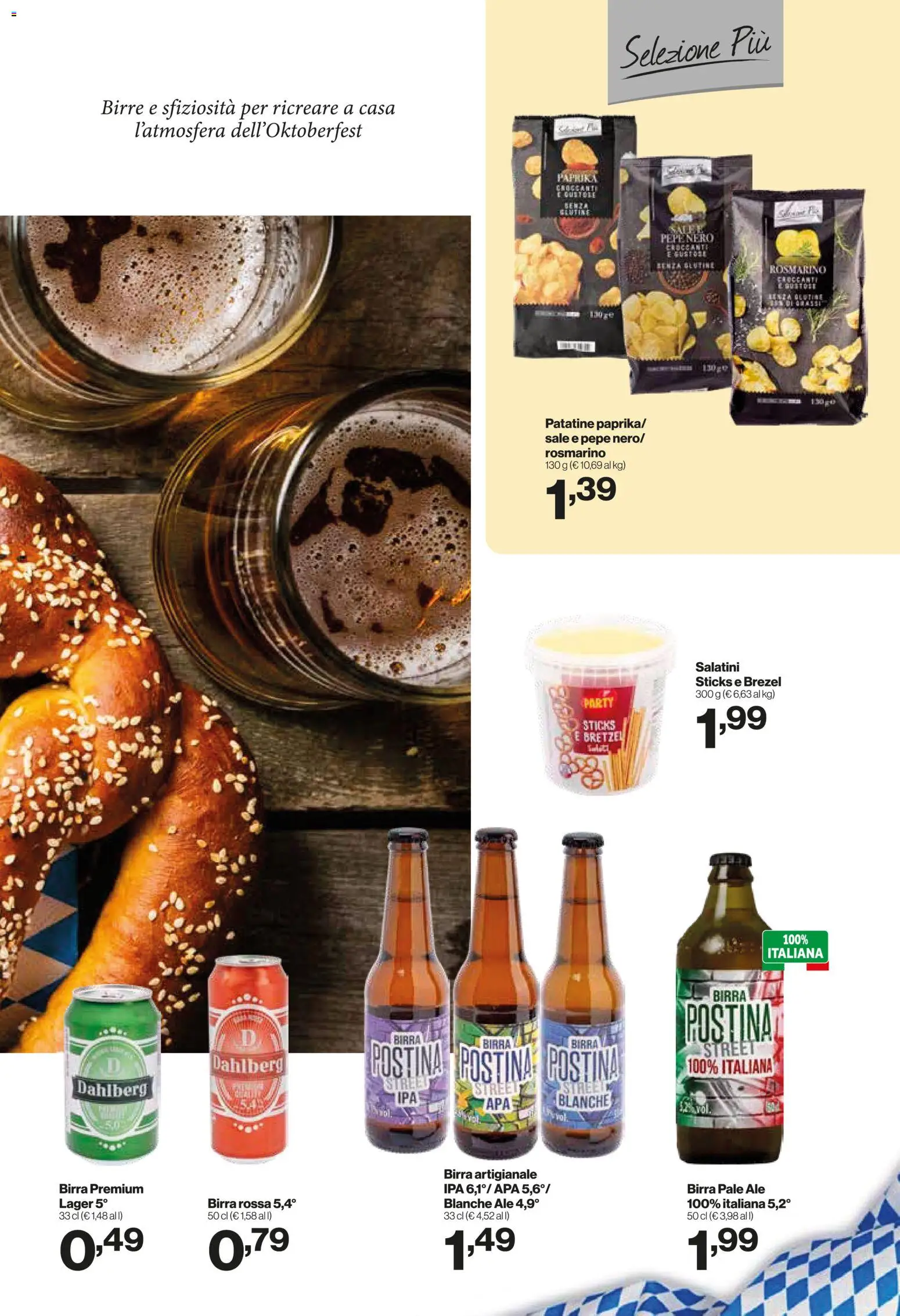 Volantino IN's del 23/09/2026 | Pagina: 7 | Prodotti: Salatini, Bretzel, Birra Artigianale, Patatine