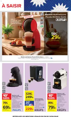 Carrefour - Prévisualisation de Carrefour catalogue valide à partir de 09.06.2026 | Page: 35 | Produits: Senseo, Dolce Gusto, Broyeur, Café