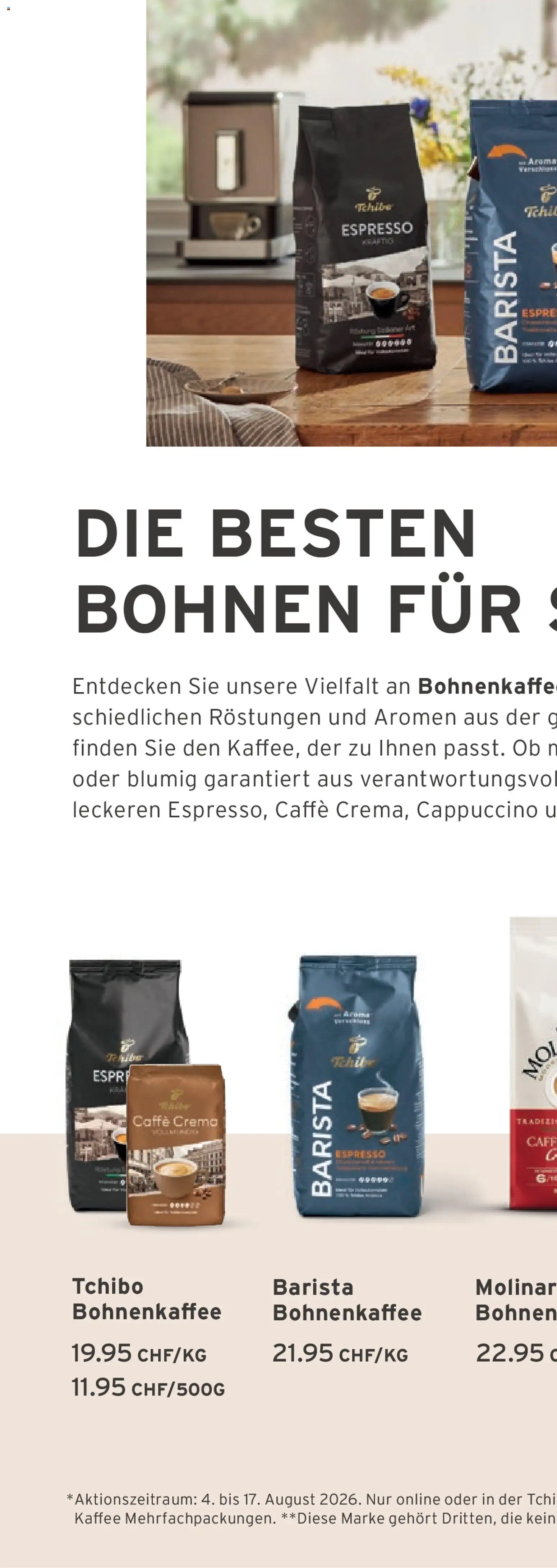 Tchibo aktionen Voilà, c’est moi – gültig ab 11.08.2026 | Seite: 26 | Produkte: Kaffee