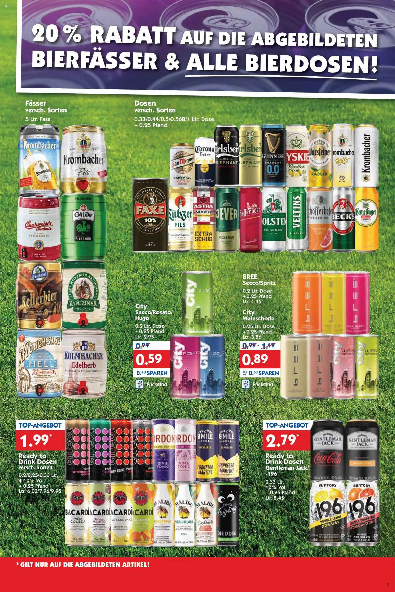 HOL’AB! Prospekt – gültig ab 13.07.2026 | Seite: 3 | Produkte: Astra rakete, Astra, Mango, Vodka