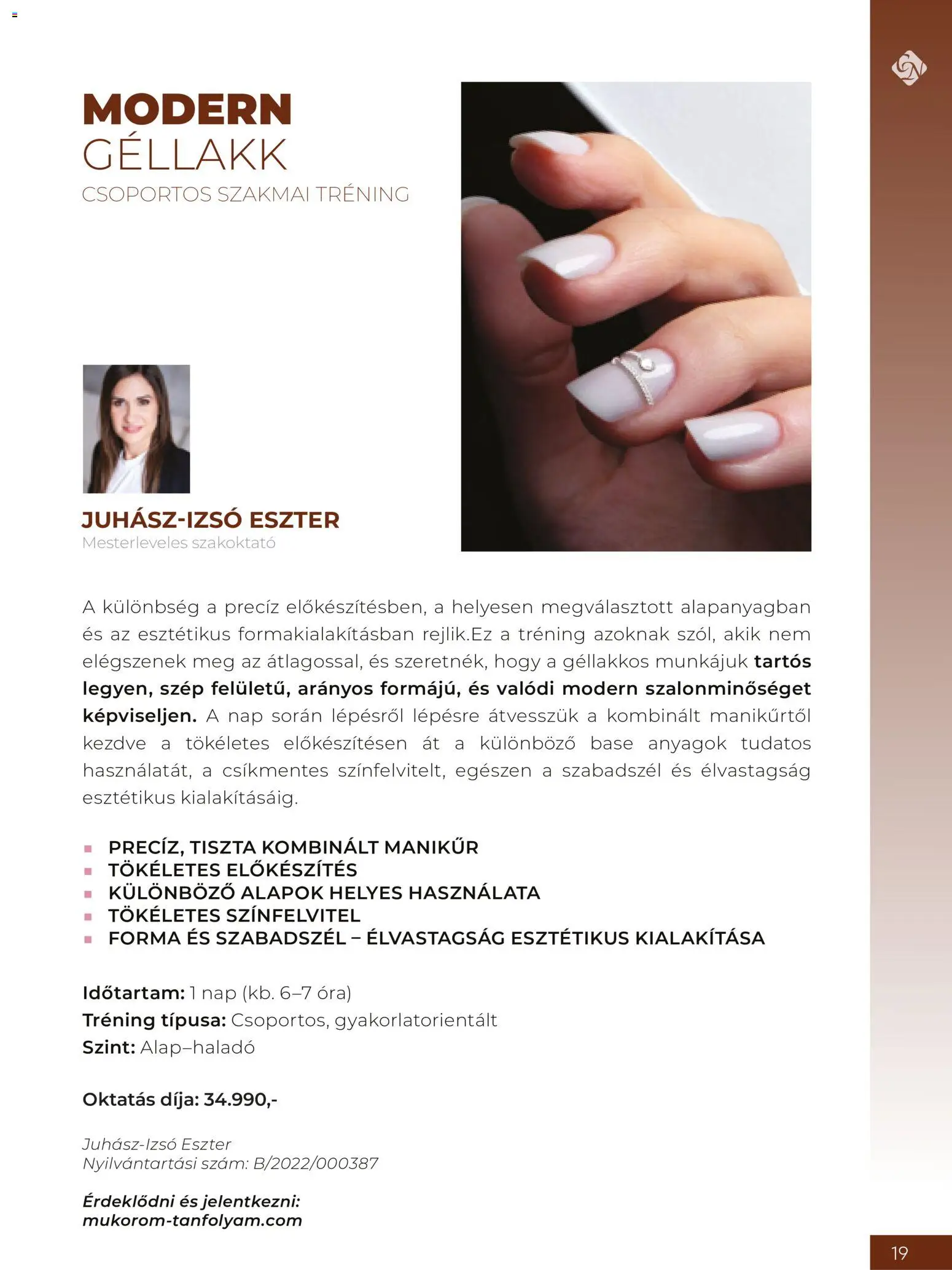 Crystal Nails akciós ujság - amely érvényes a következő dátumtól: 2026.09.08. | Oldal: 19 | Termékek: Óra