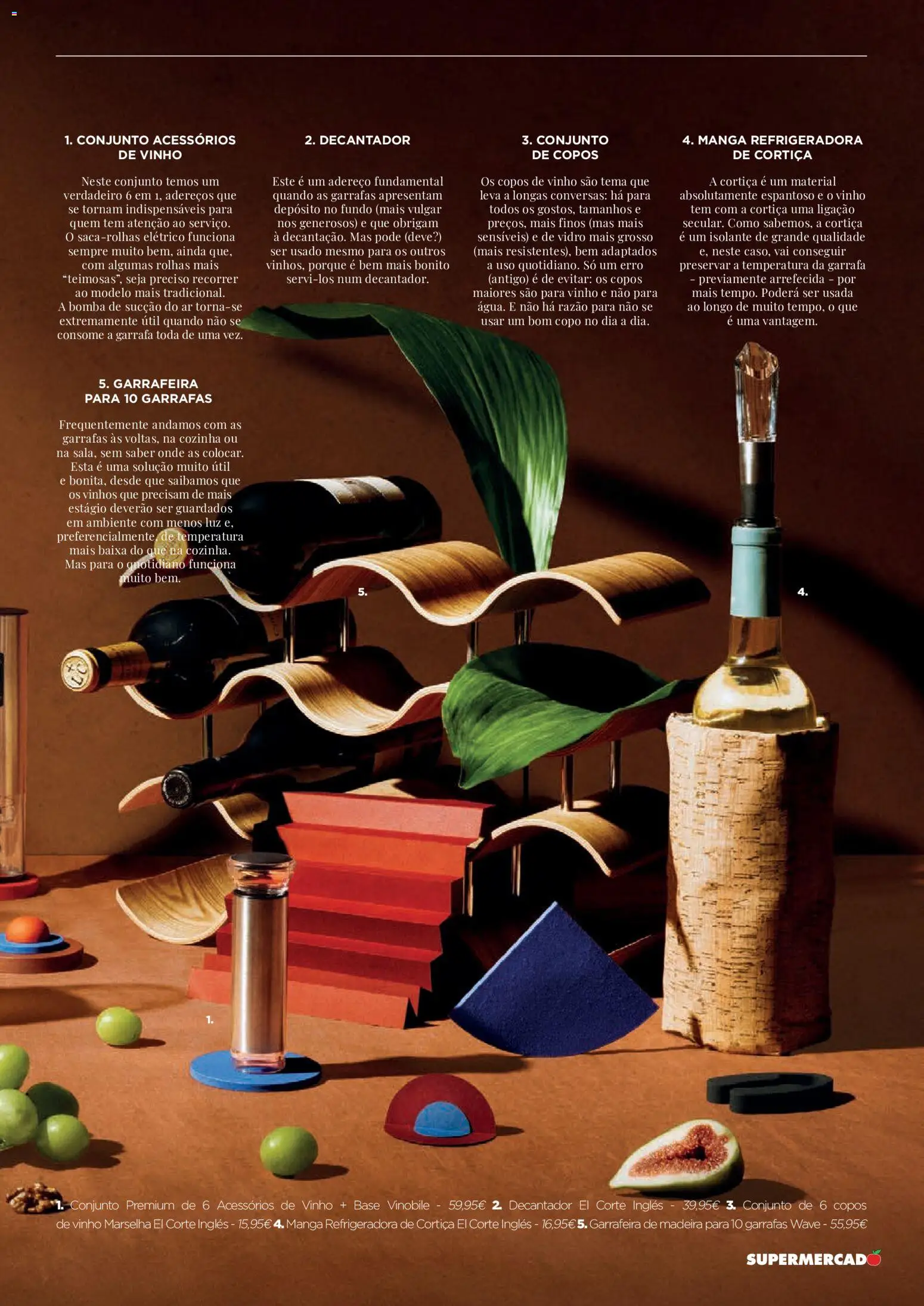 El Corte Ingles folheto Vinho │ válido de 18/09/2026 | Página: 39 | Produtos: Copos, Manga, Base, Vinho