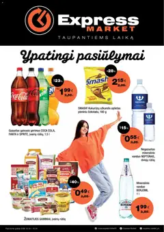 Express market leidinys galioja nuo 2026.10.04