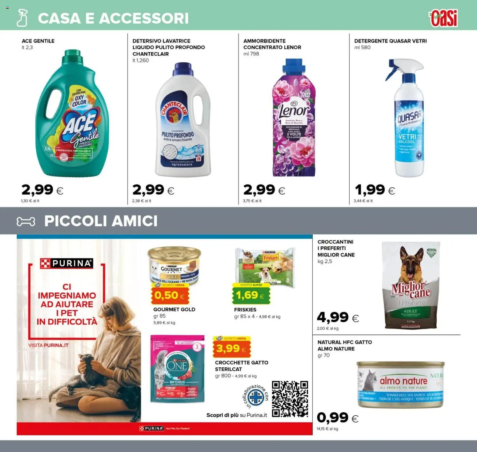 Volantino Oasi del 21/08/2026 | Pagina: 29 | Prodotti: Crocchette, Lavatrice, Tonno, Profumo