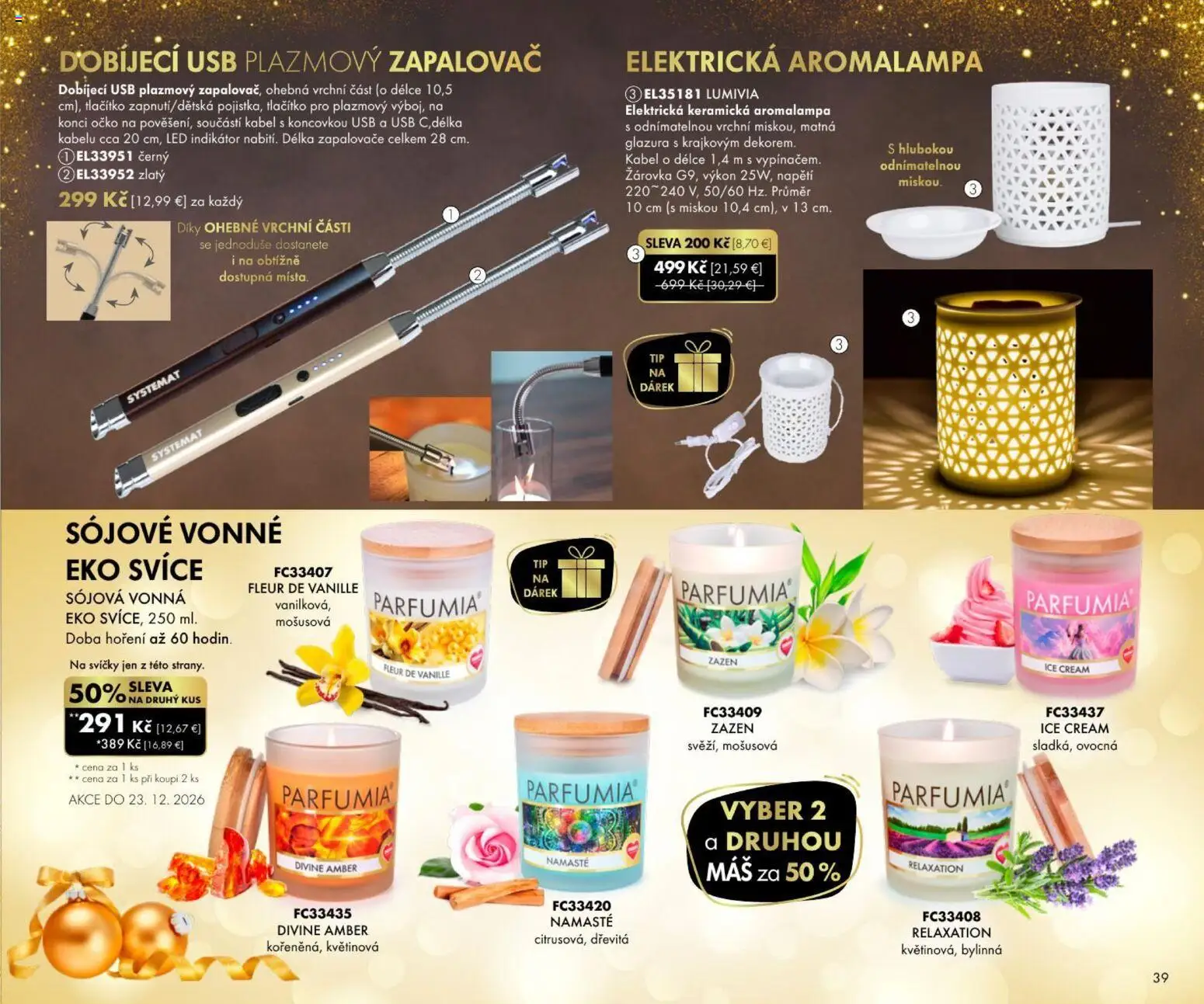 Nové Dedra akcie – leták je platný od 01.10.2026 | Strana: 39 | Produkty: Led, Kábel, USB