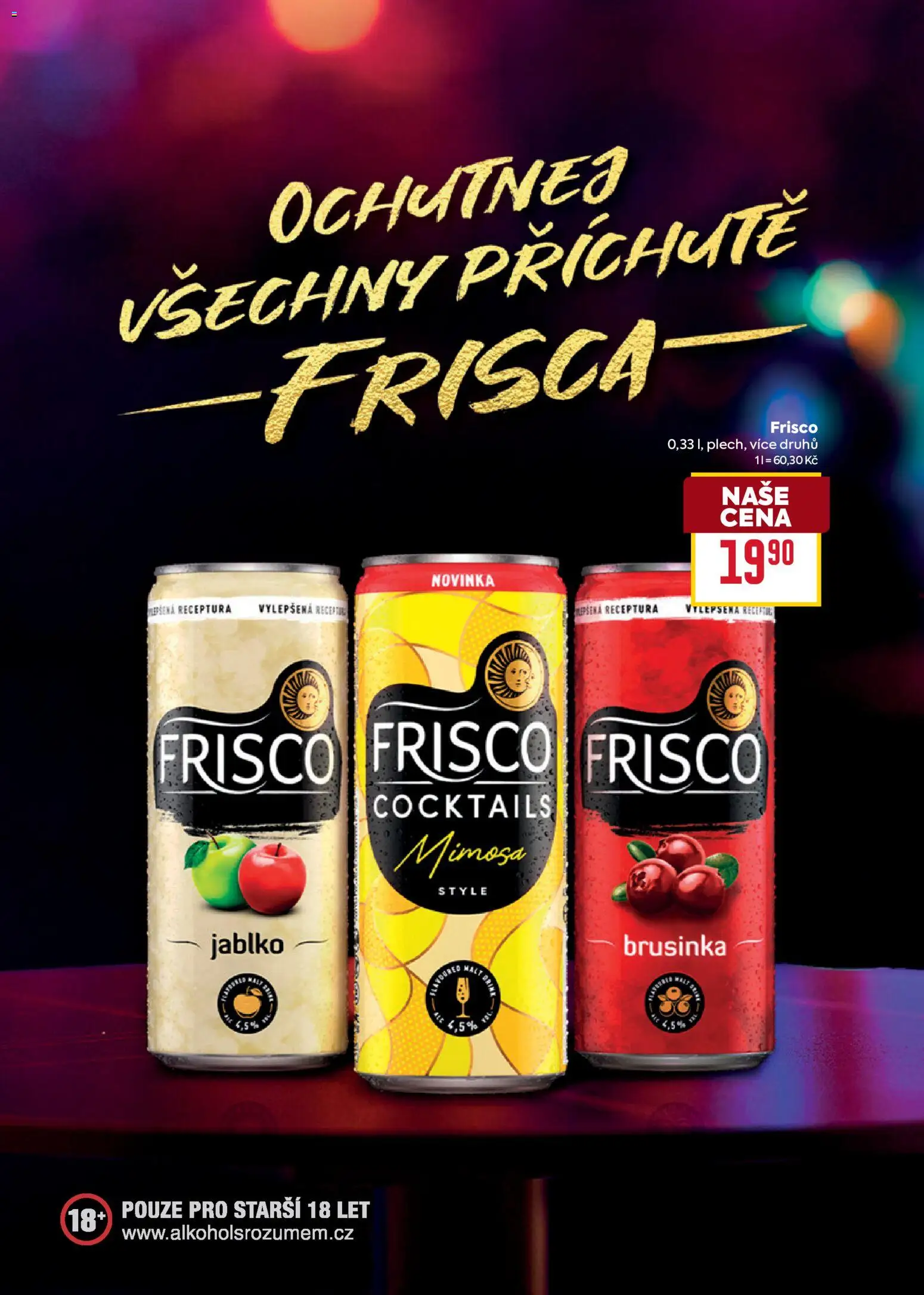 Billa leták - Pivo od 15.07.2026 | Strana: 4 | Produkty: Frisco