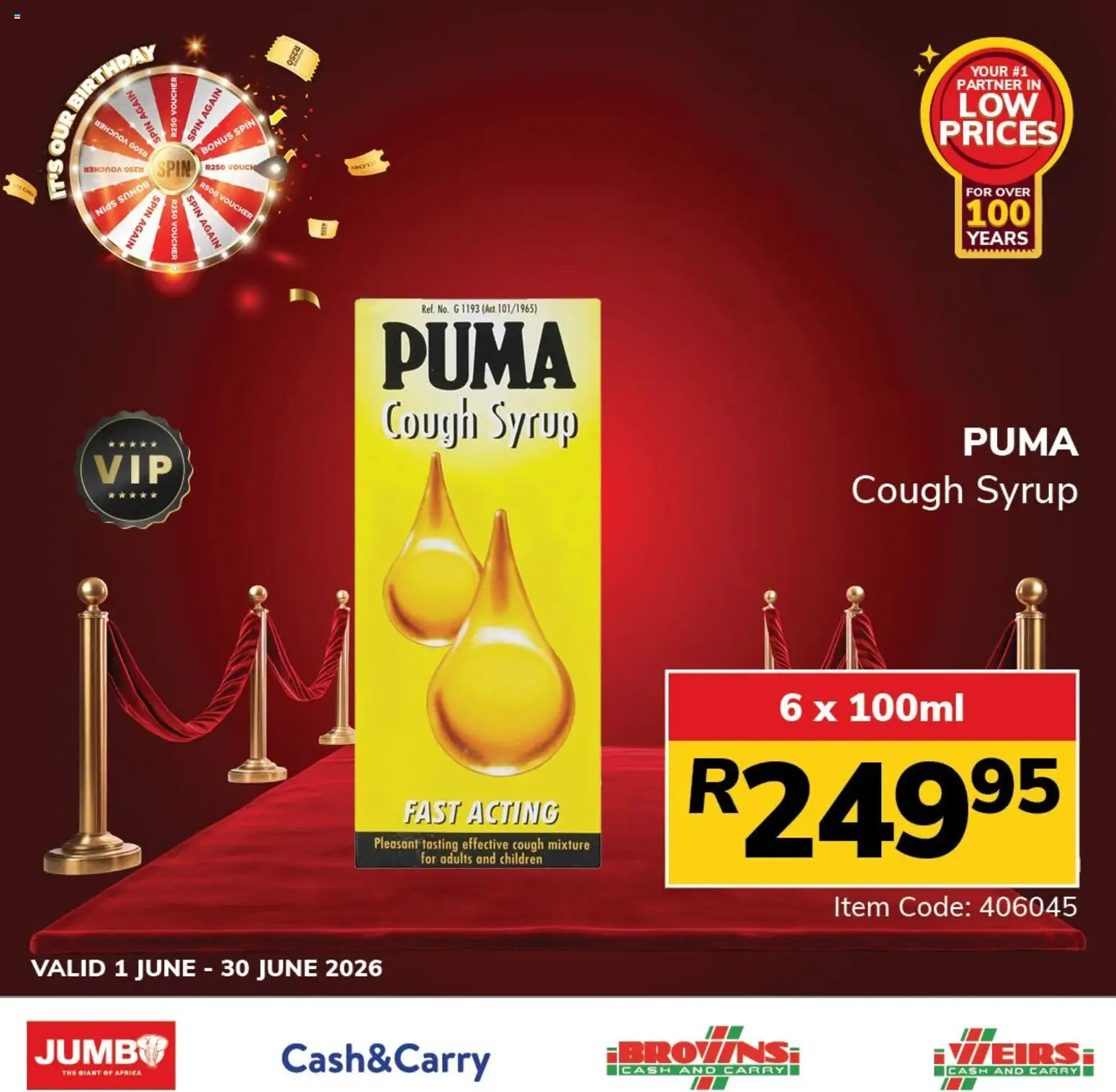 New Jumbo catalogue – valid from 01.06.2026 | Page: 6 | Products: Cough syrup, Syrup