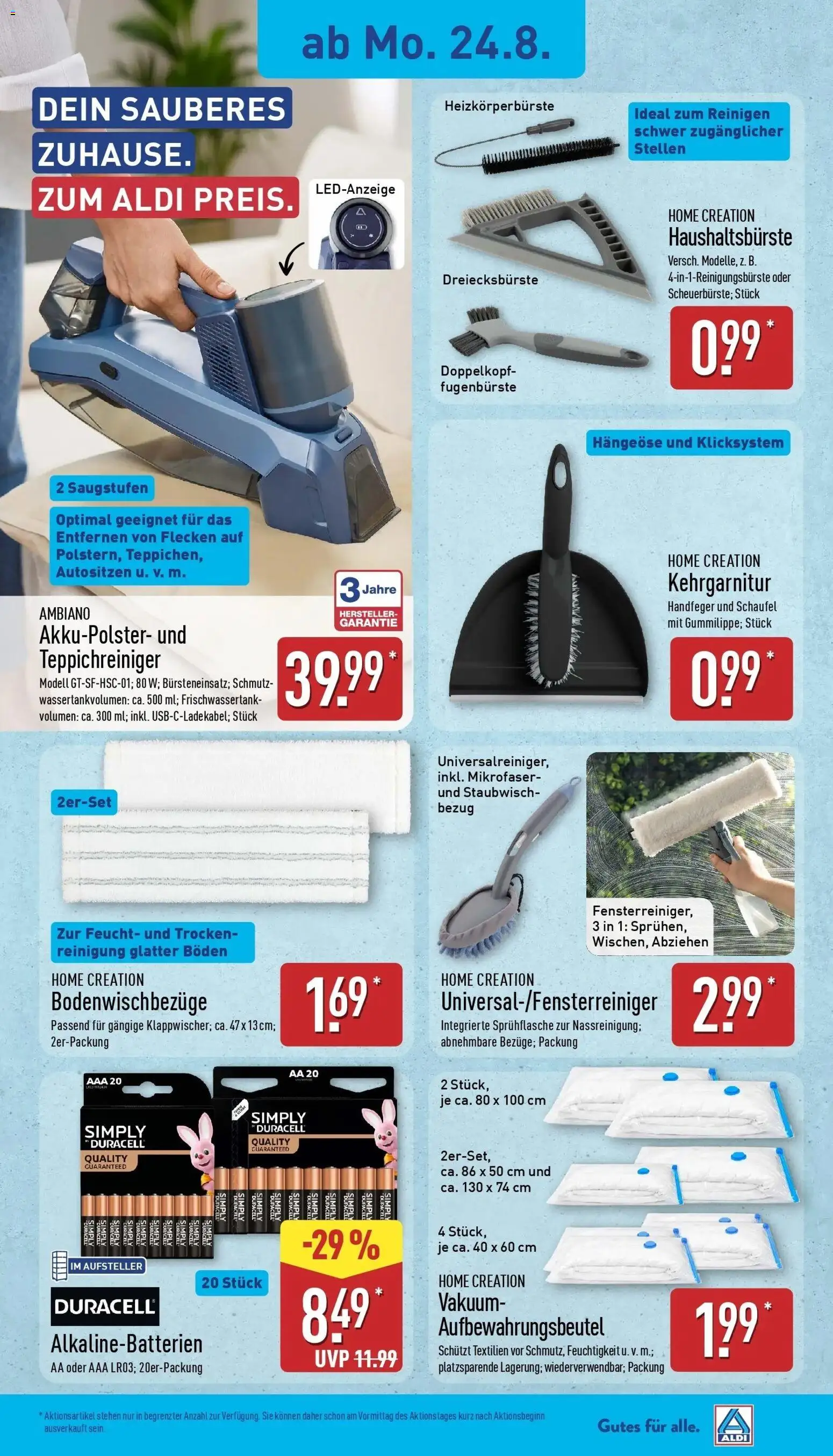 Aldi Aktueller Prospekt (ab 24.08.2026) » Angebote Online | Seite: 13 | Produkte: Home creation