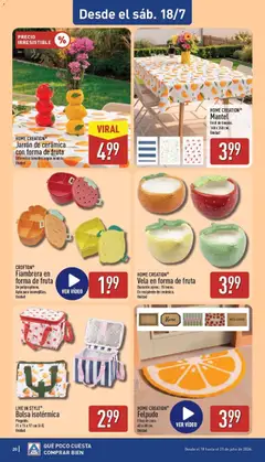 Vista previa HOME CREATION®, Vela en forma de fruta, Duración aprox.: 15 horas., En recipiente de cerámica., Unidad válido desde el 13/07/2026 | Página: 20