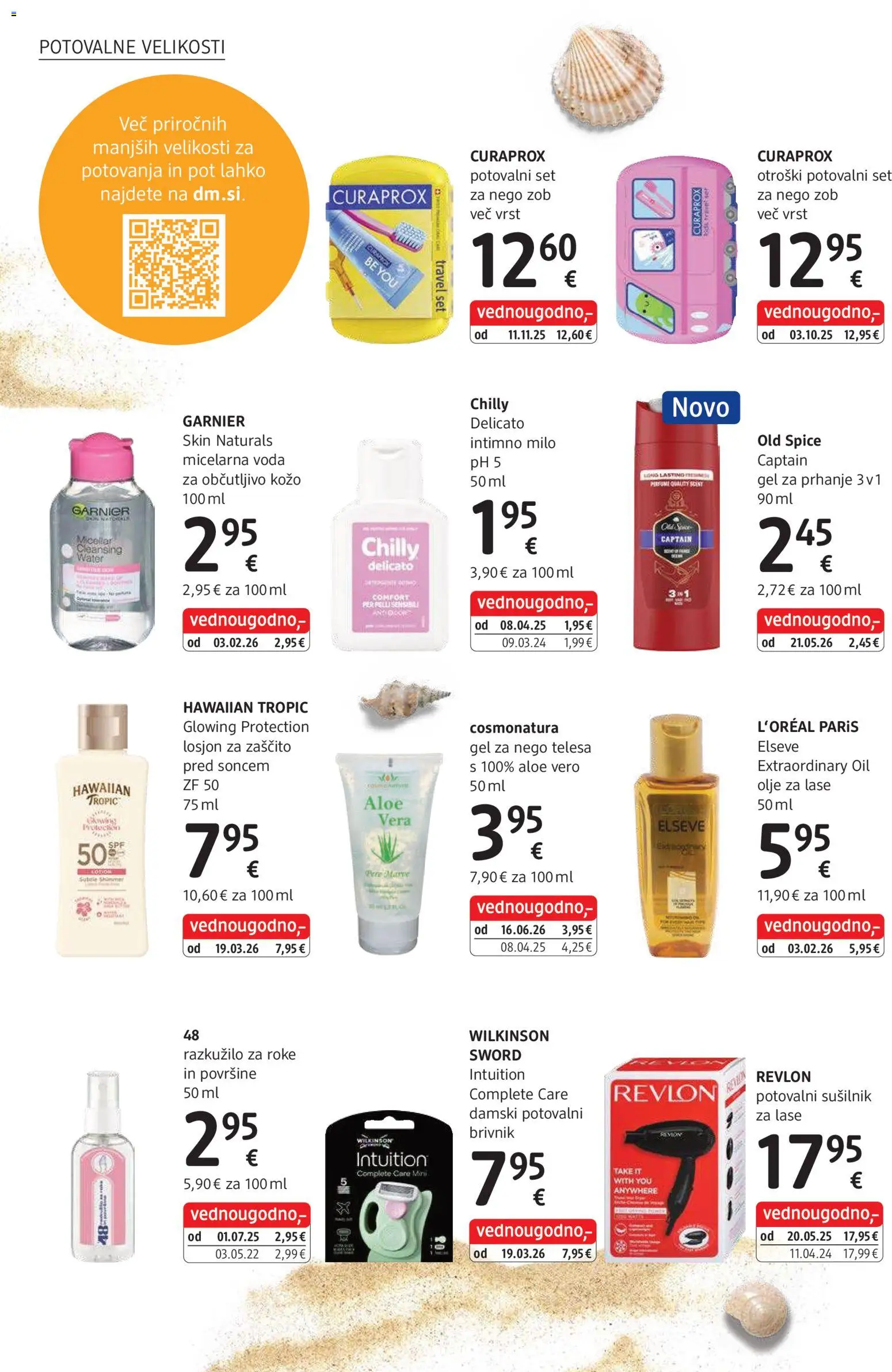 Novi DM Drogerie Markt katalog ponudbe – veljaven od 01.07.2026 | Stran: 10 | Izdelki: Gel za prhanje, Olje za lase, Micelarna voda, Voda
