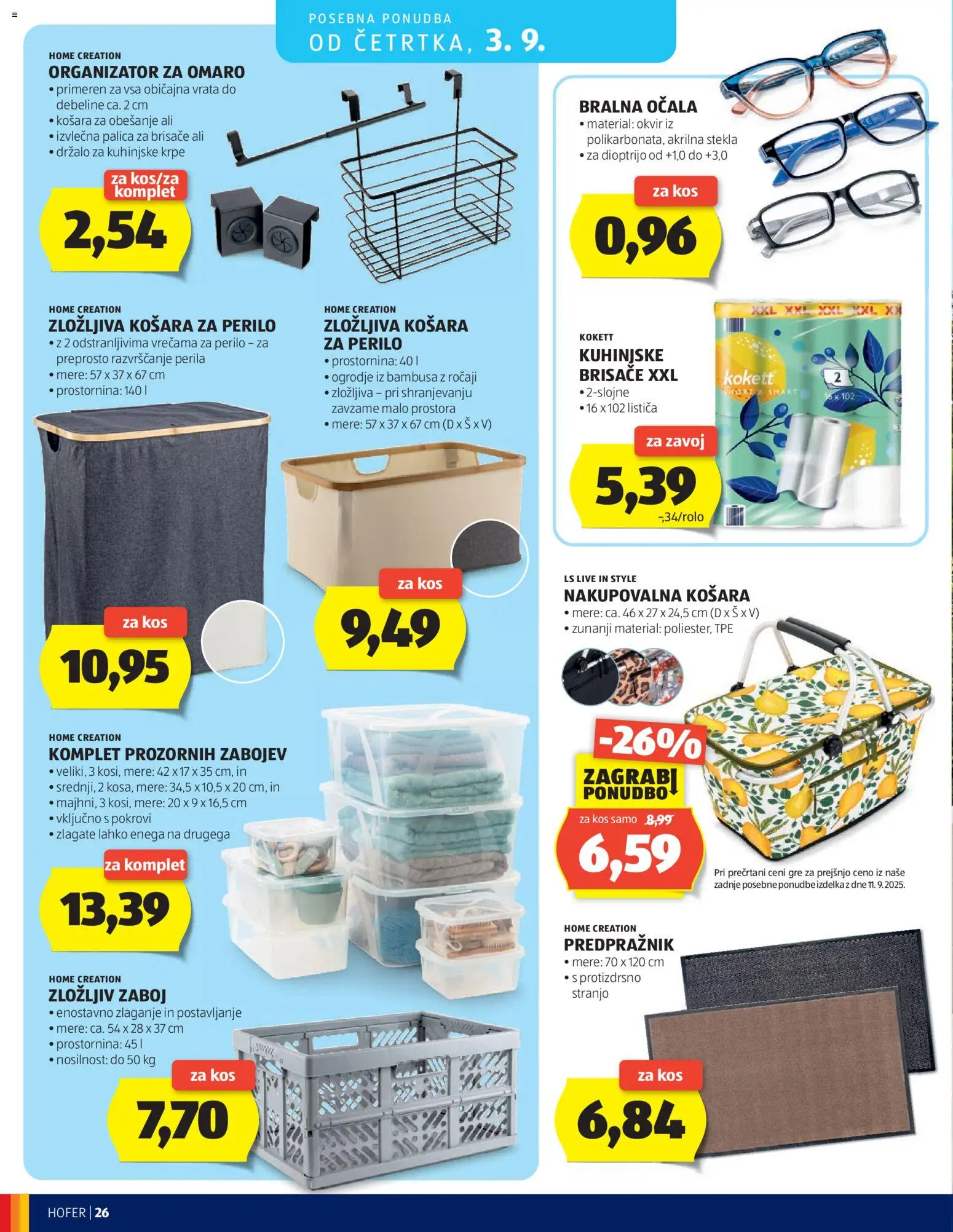 Novi Hofer katalog ponudbe – veljaven od 26.08.2026 | Stran: 26